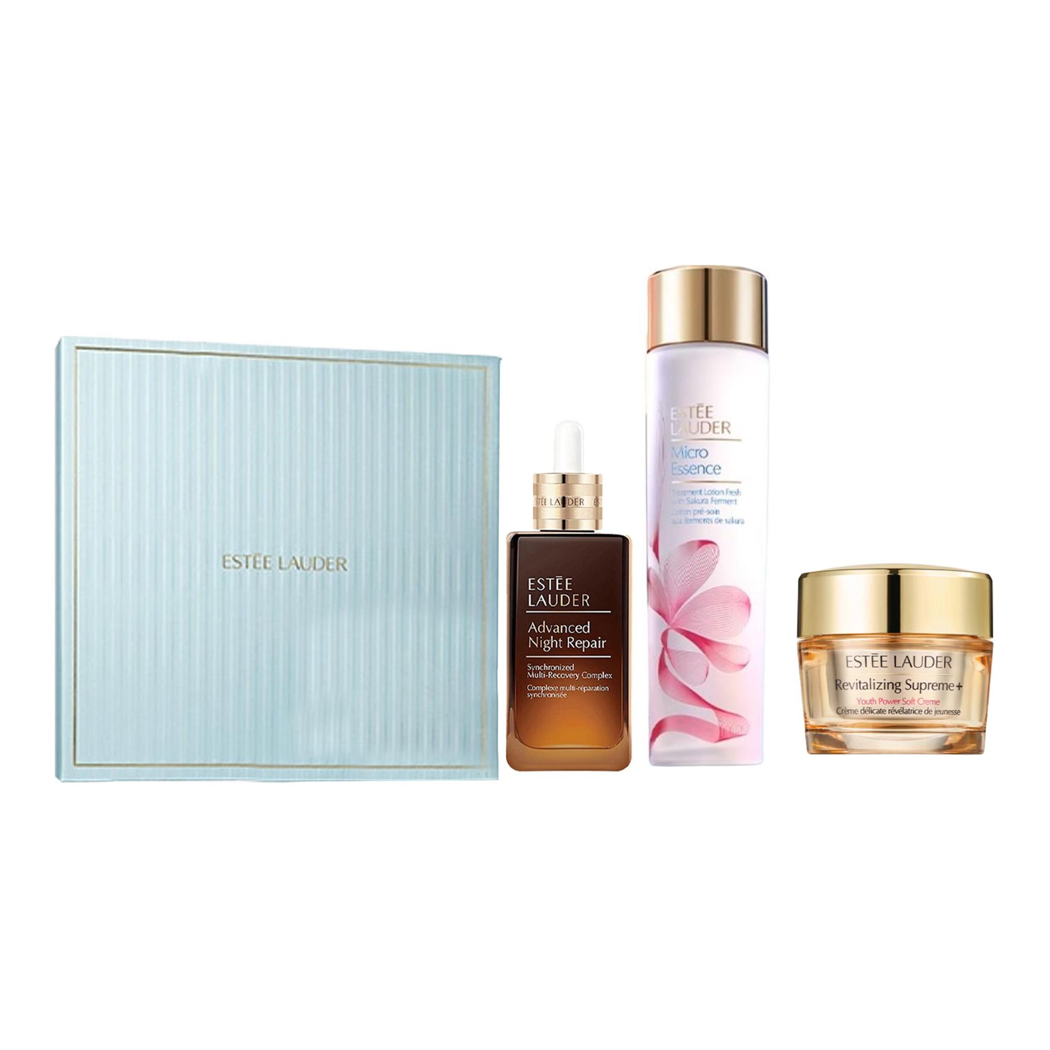 ESTEE LAUDER Yashilandai малый коричневый флакон эссенция крем для глаз бокс набор для ухода успокаивающий подтягивающий 50мл+15мл — фото 4