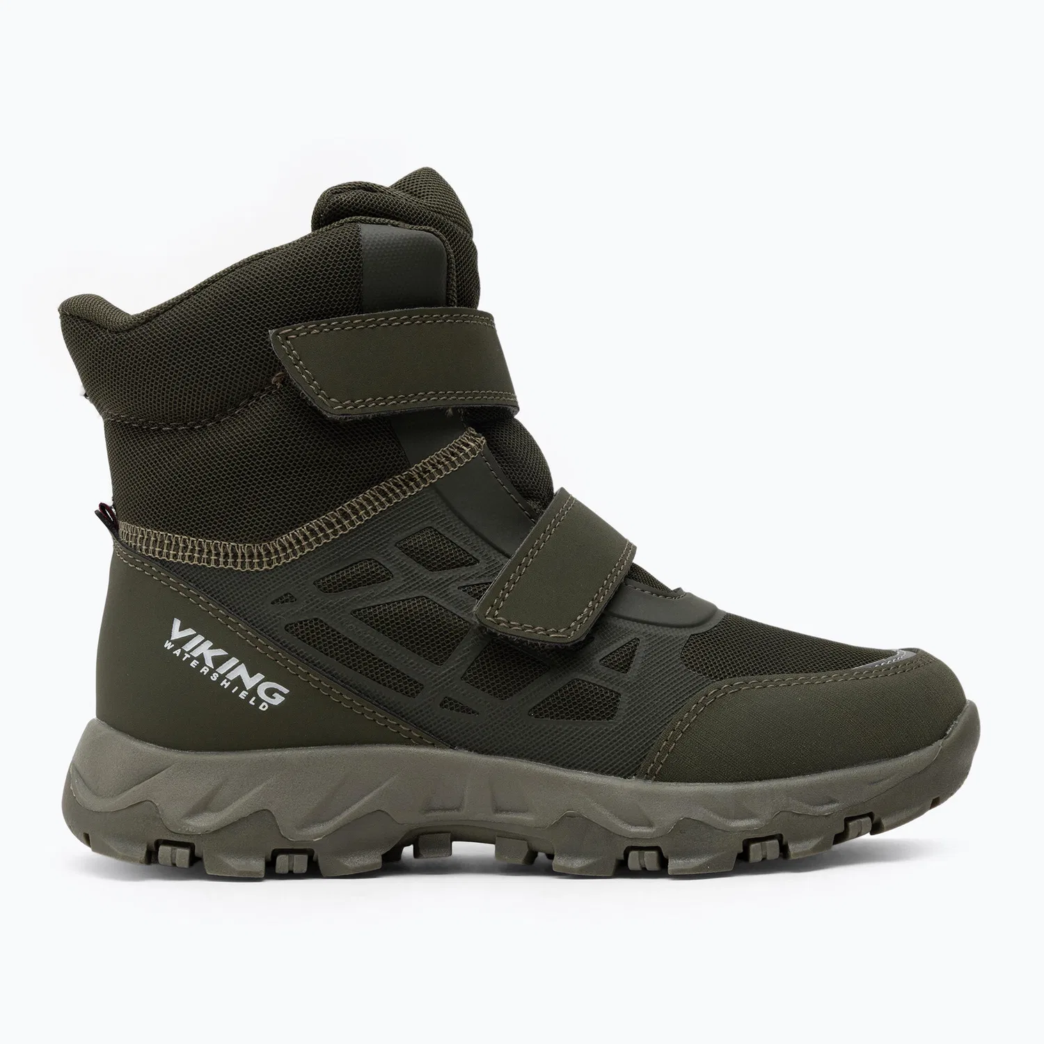 Детские ботинки с водонепроницаемой мембраной Track Warm Waterproof 2V Viking, Grun — фото 2