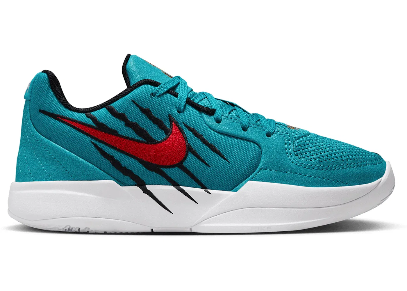 Детские кроссовки для баскетбола Nike Ja 2, Rapid Teal/Black/Ale Brown/University Red