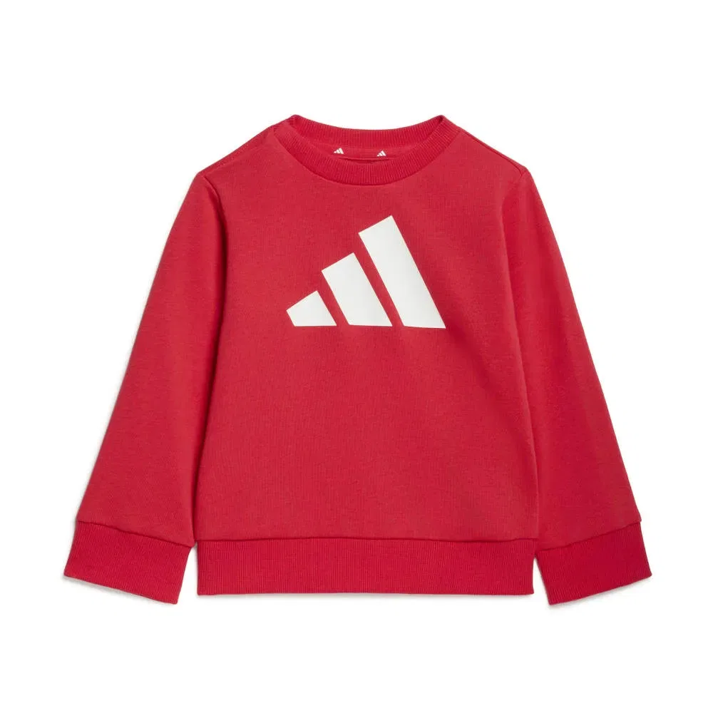 Детский спортивный комплект с логотипом 3 полосы Adidas, Red — фото 2