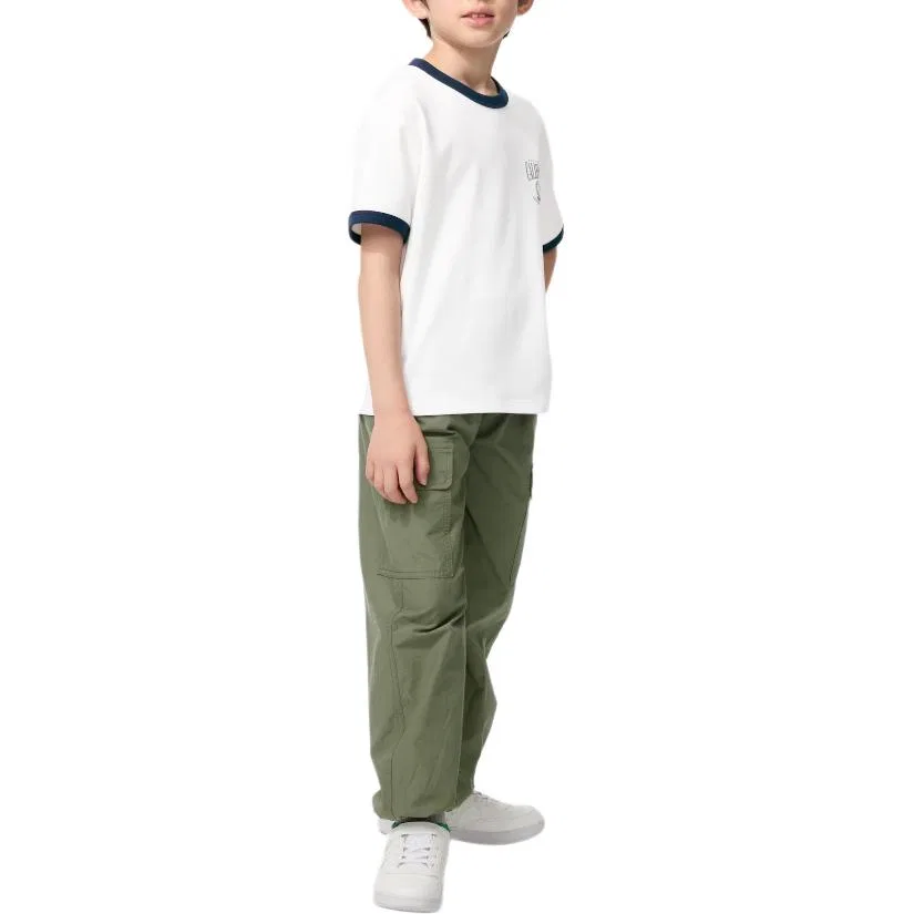 Детские карго брюки Olive Green UNIQLO — фото 4