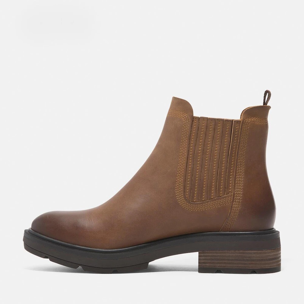 Ботинки женские Timberland Brimfield Mid Chelsea, коричневый — фото 3