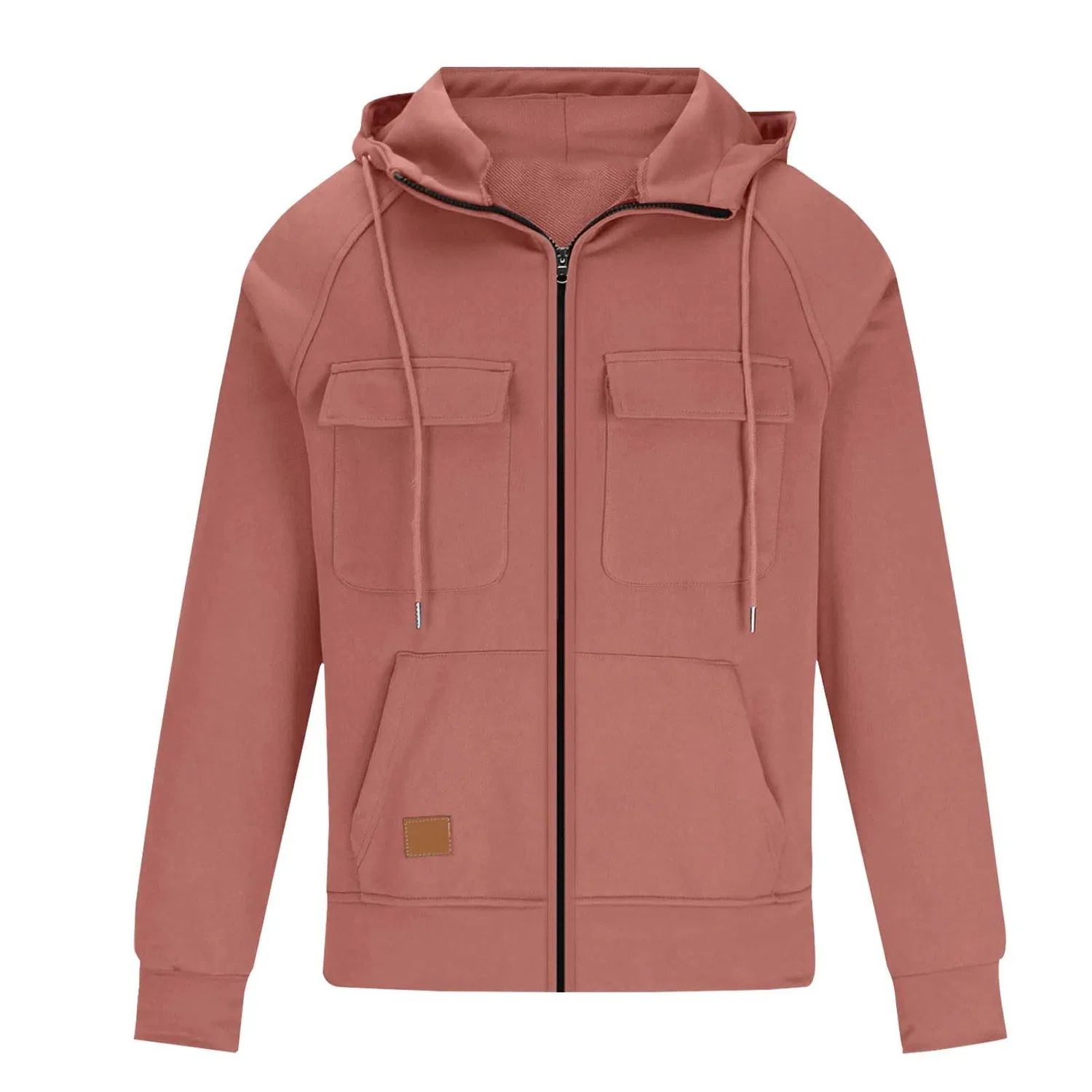 Мужское худи с принтом Cargo Oversized, Pink — фото 3