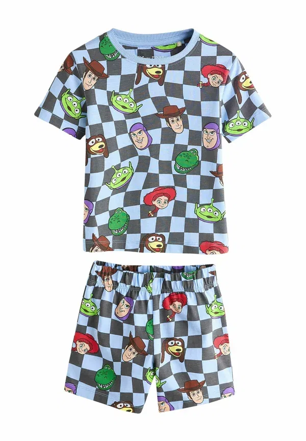 Комплект пижамы с принтом Disney Pixar Toy Story 2 pack set Next Black, Green, White, белый/черный/синий/зеленый — фото 3