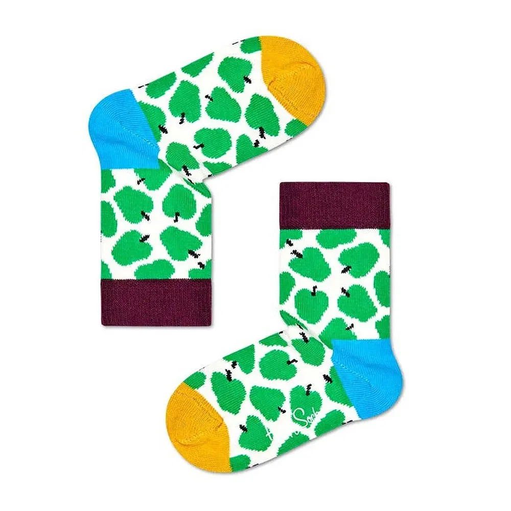 Носки Apple Happy Socks, белый