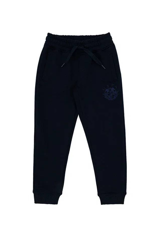 Детские спортивные штаны для мальчиков скинни U.S. Polo Assn., Navy Blue — фото 2