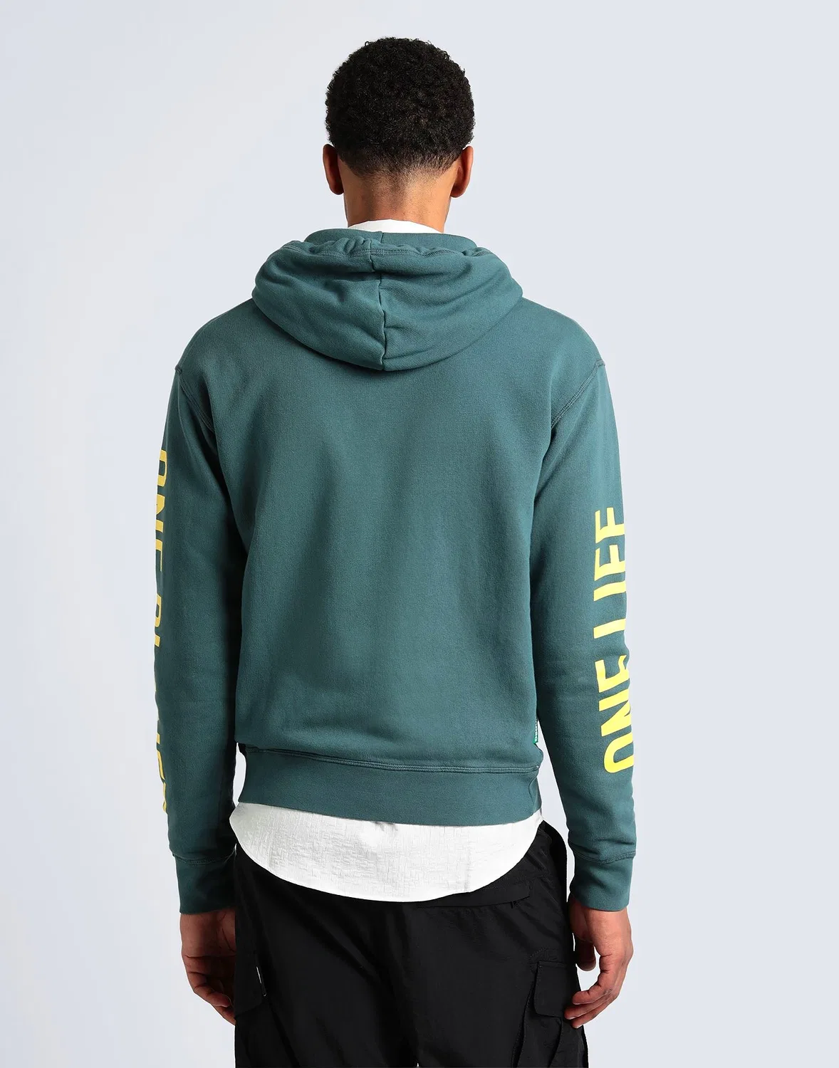 Мужской свитшот из французского терье с принтом Dsquared2, Deep Teal — фото 3