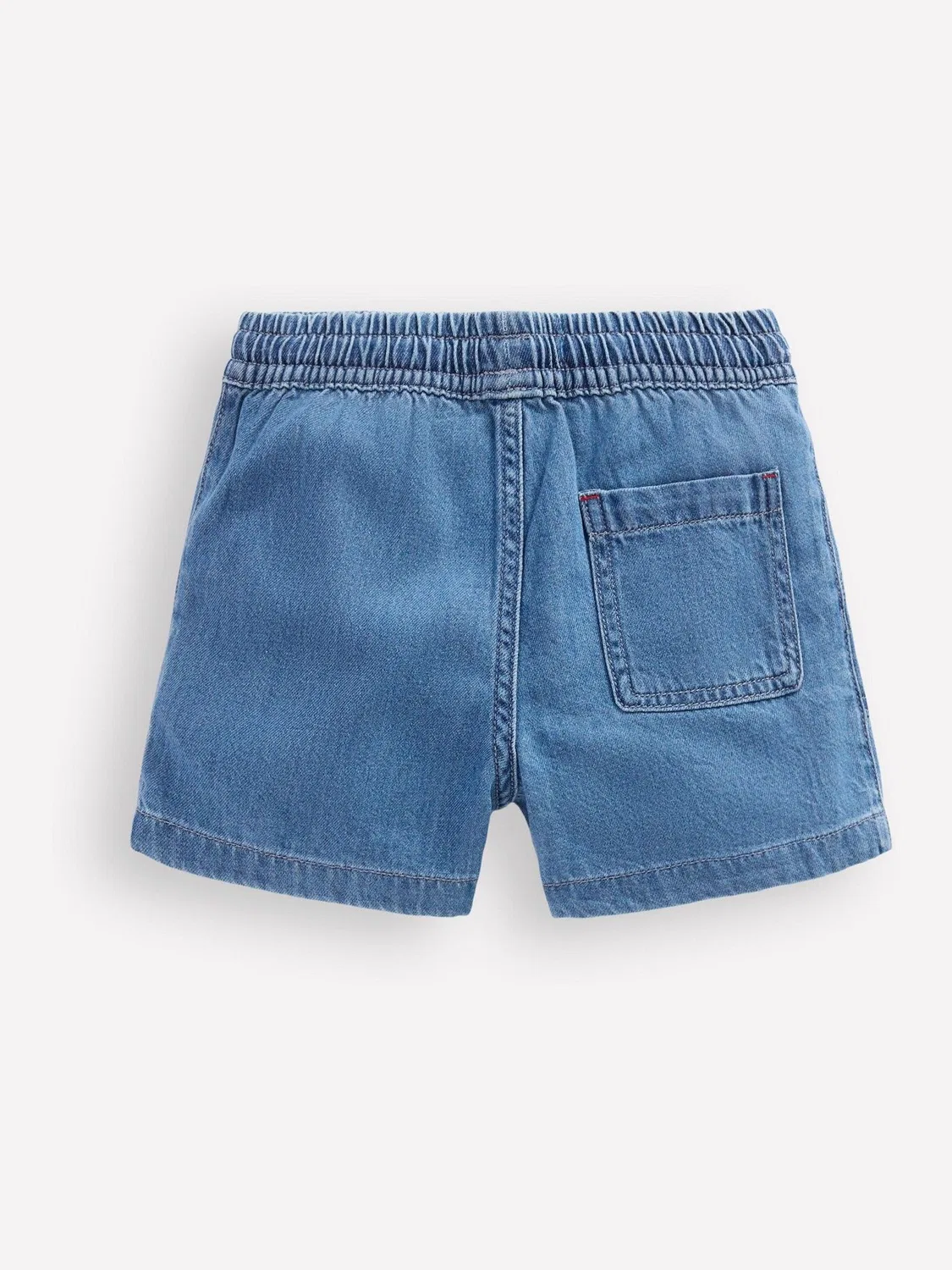 Шорты джинсовые мягкие, модель Blue Soft Denim Shorts Boden, синие — фото 2