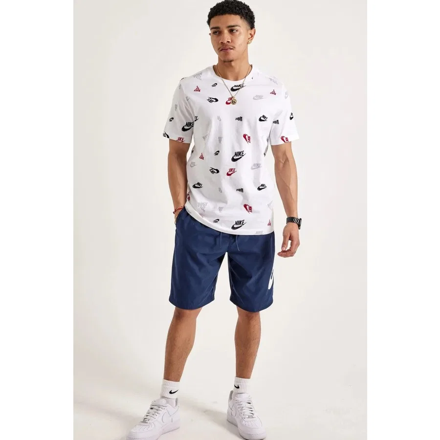 Спортивные шорты Nike Club Woven, Темно-синий — фото 4
