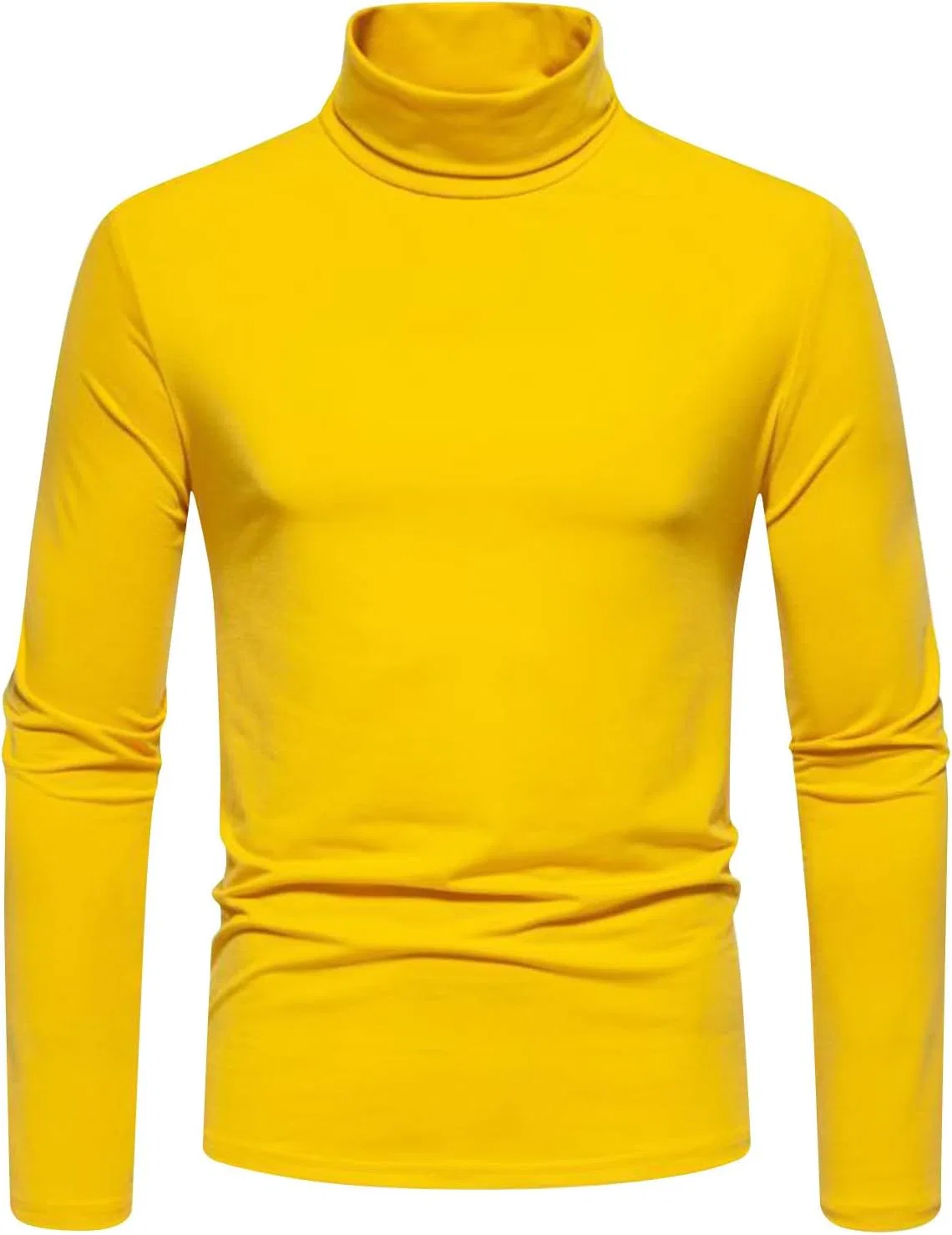 Мужская водолазка slim fit термобелье, Yellow