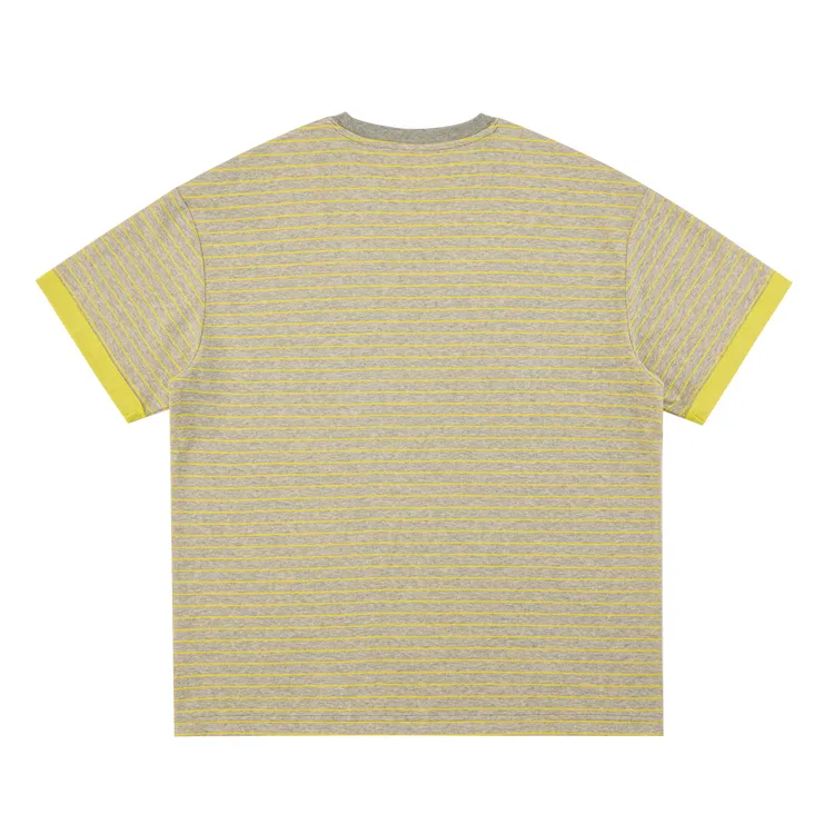 Детская футболка с полосками Unisex Crew Neck FPA, Yellow Stripes — фото 3