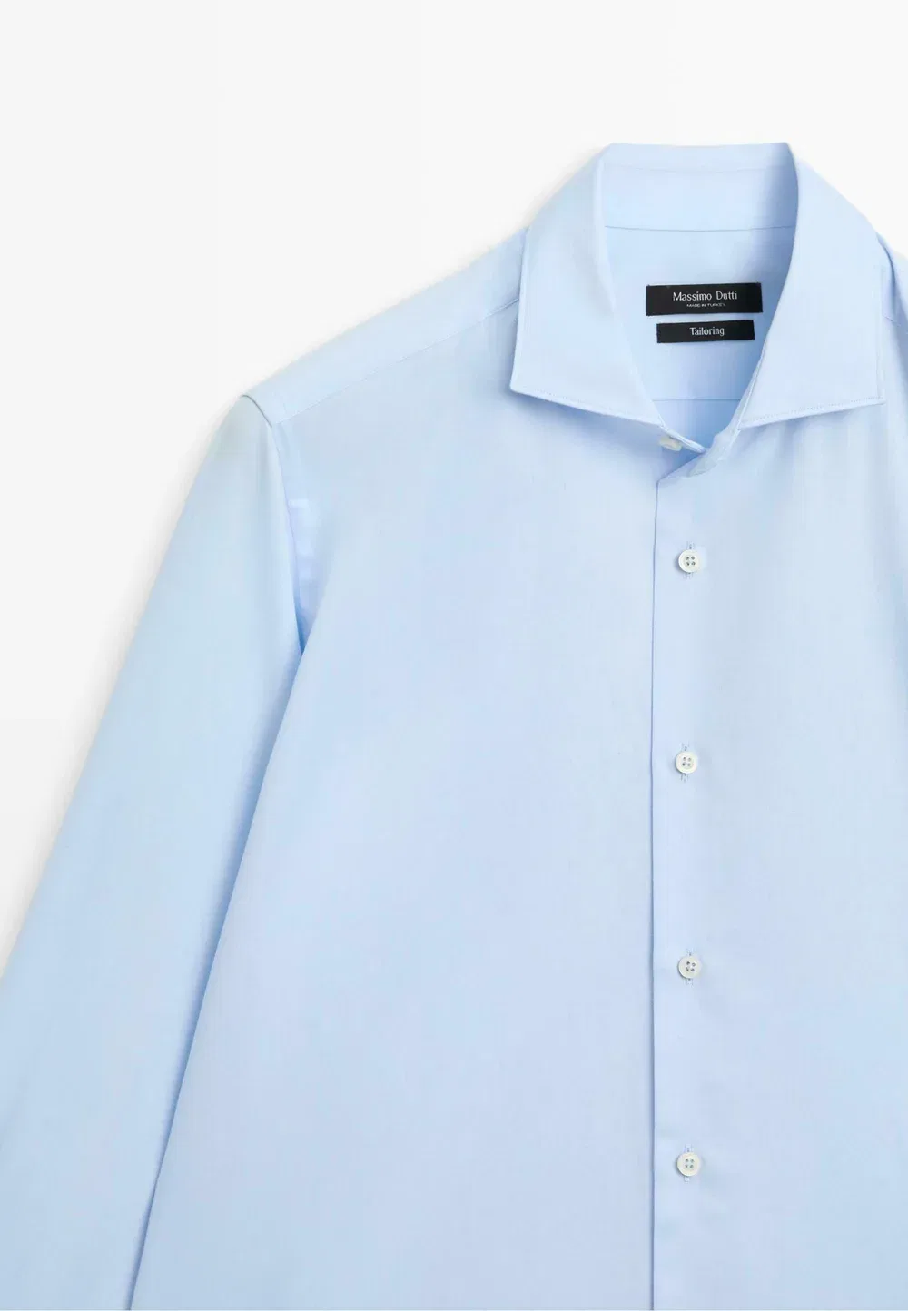 Рубашка Massimo Dutti, Light Blue — фото 3