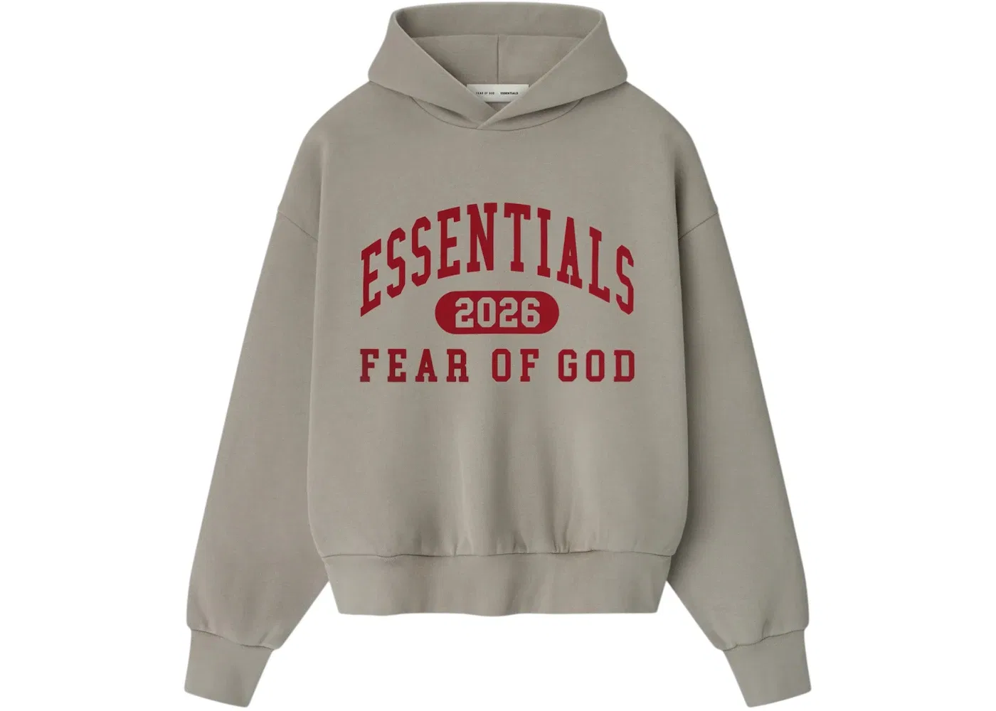 Мужской худи с длинным рукавом Fear of God Essentials Classic Hoodie Smoke Grey