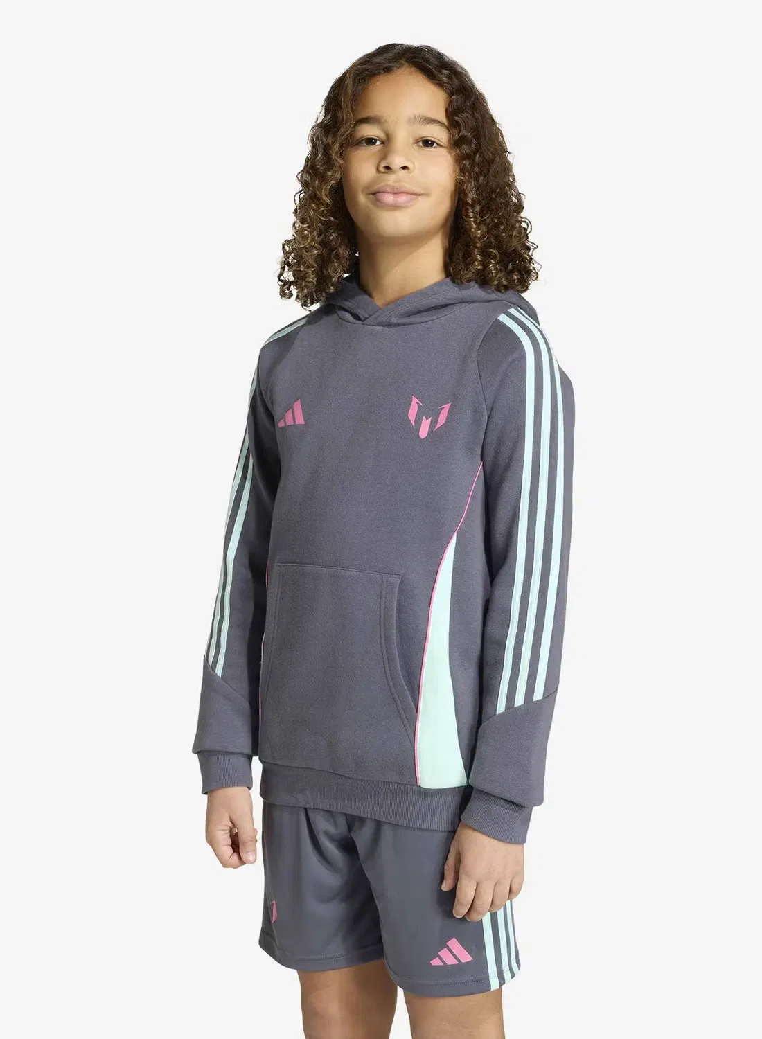 Худи с принтом Messi Adidas, синий