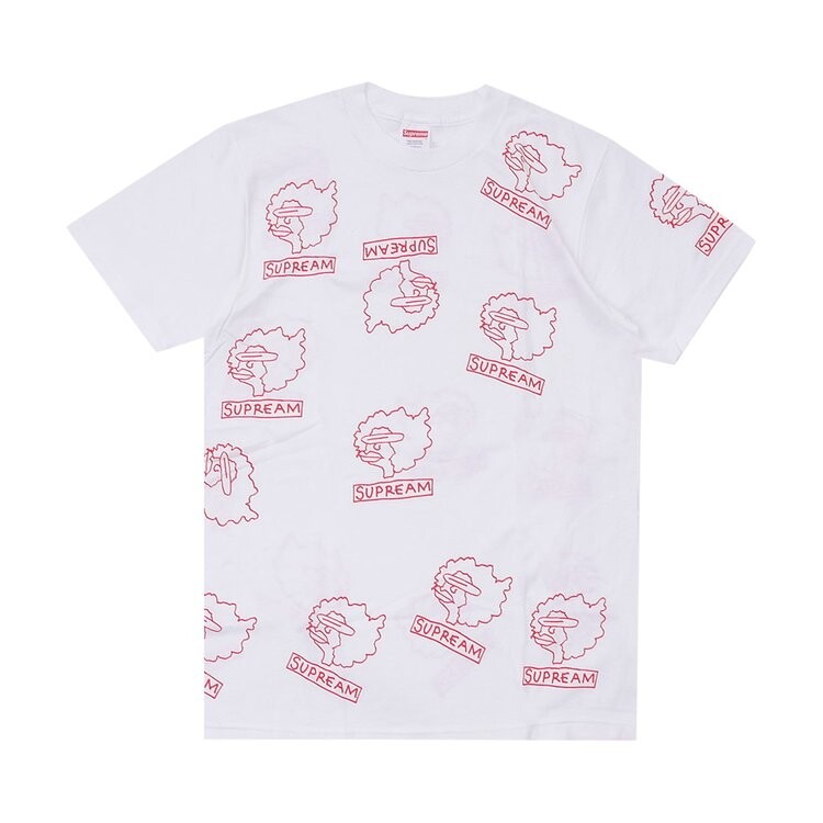 

Футболка Supreme Gonz Heads Tee 'White', белый