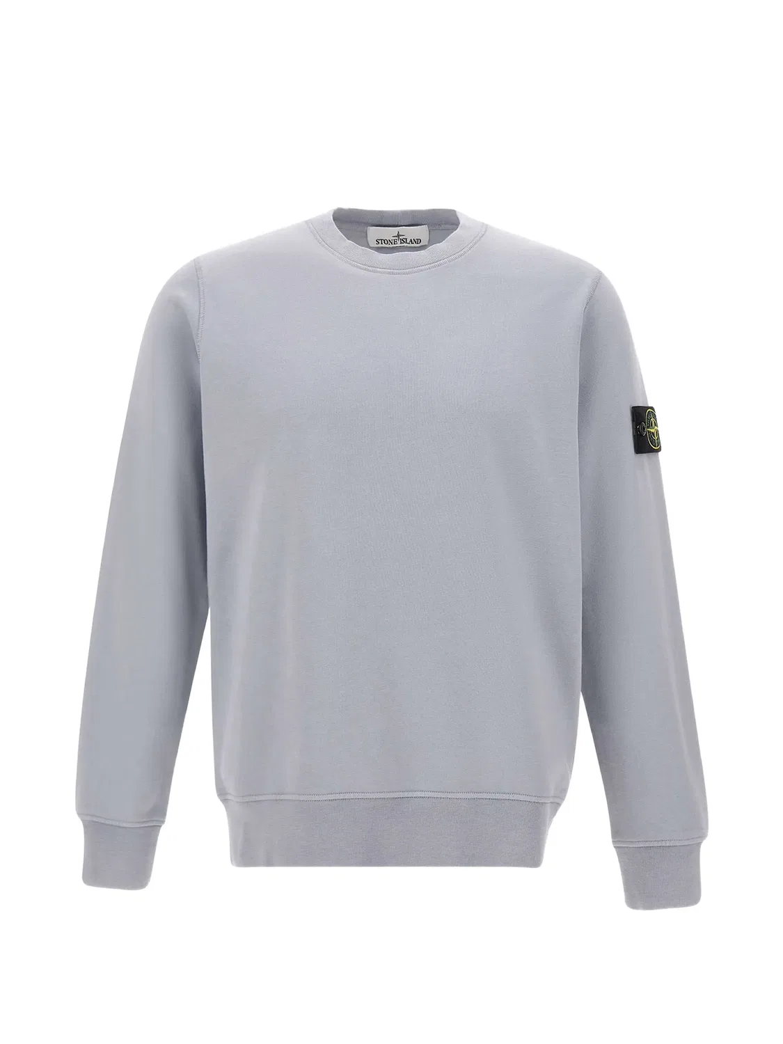 Stone Island Свитшот с нашивкой-логотипом, синий