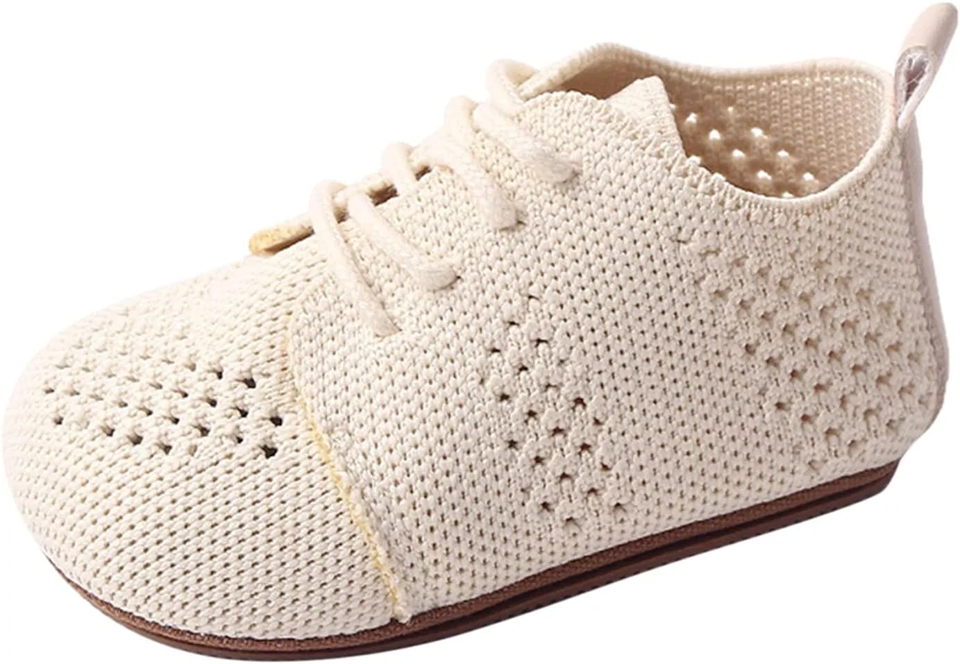 Детские дышащие кроссовки для мальчиков с шнуровкой Egmy, Beige