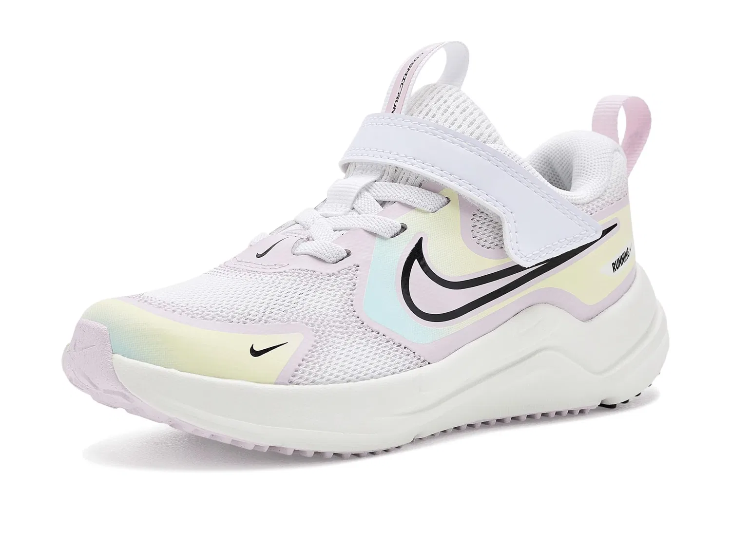 Кроссовки Cosmic Runner SE 2 (для маленьких детей) Nike Kids, White/Black/Bleached Lilac/Sail