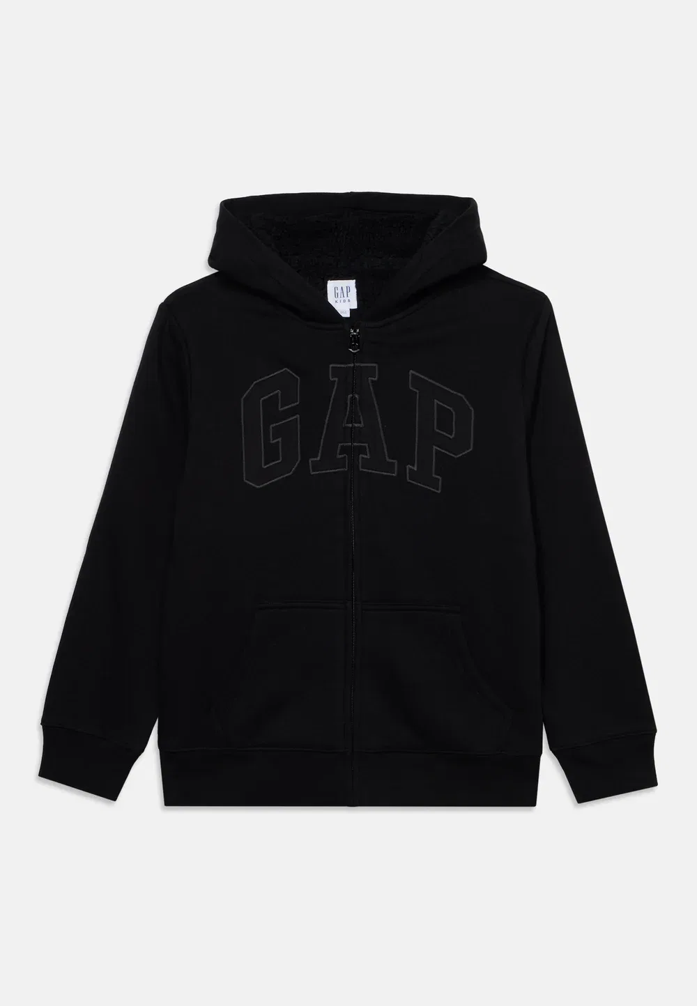 Логотип - толстовка на молнии Gap, Black — фото 3