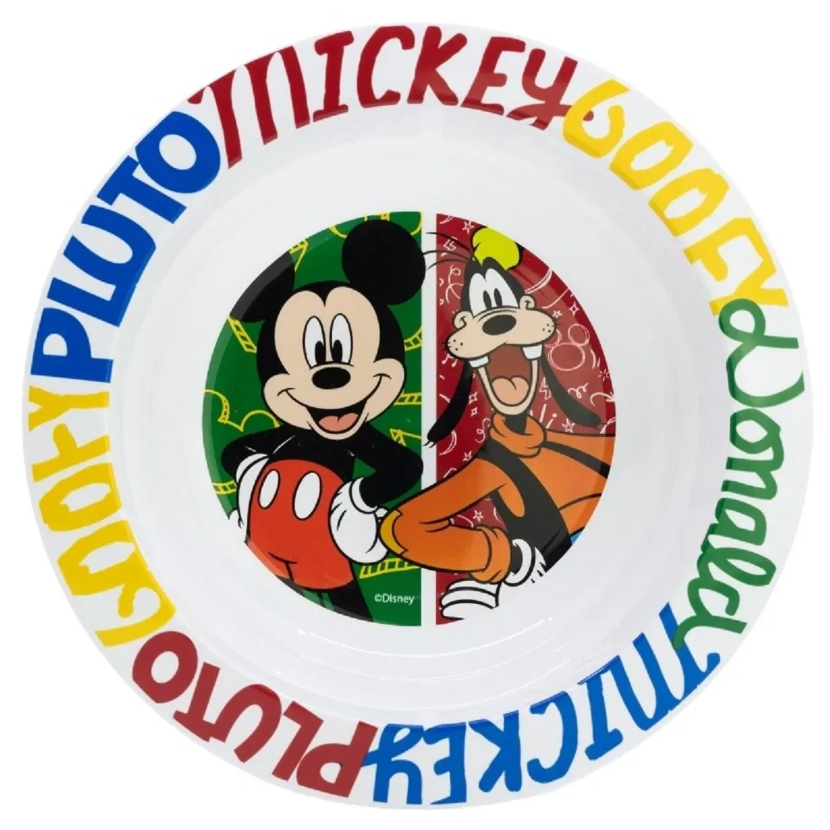 Детская тарелка с принтом Mickey Mouse Disney Mickey Mouse, разноцветный