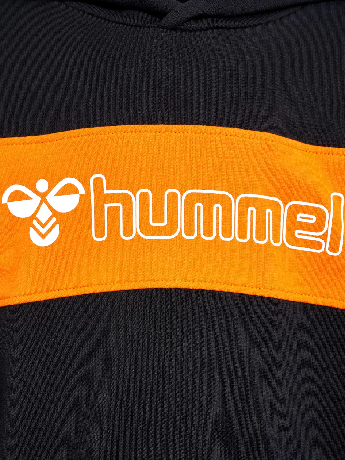 Детское худи для мальчиков с принтом Hmlatlas Hoodie Hummel, Schwarz — фото 3