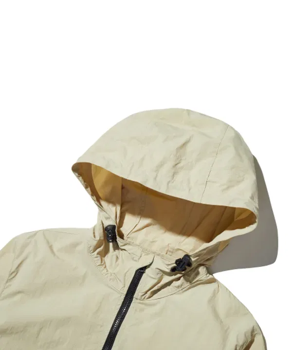 Ветровка анорак для детей, Kids windbreaker anorak Brownbreath Kids, бежевый — фото 3
