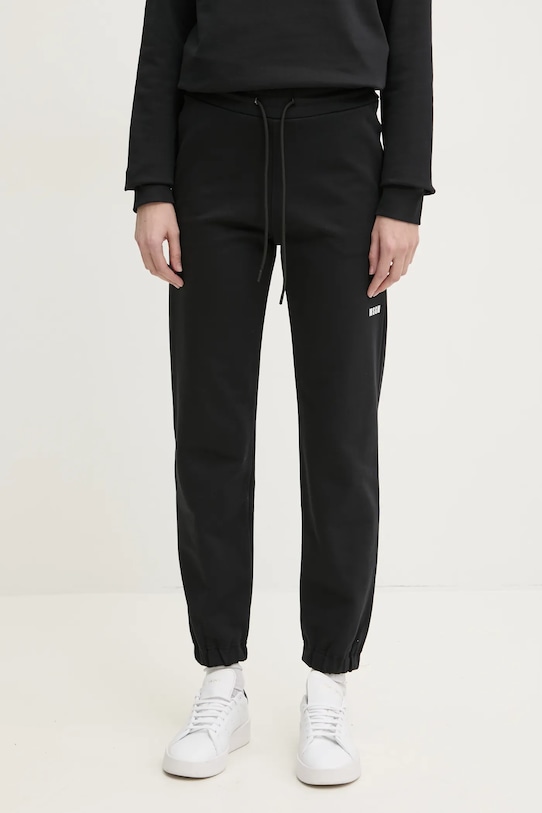 

Хлопковые спортивные брюки Msgm, черный