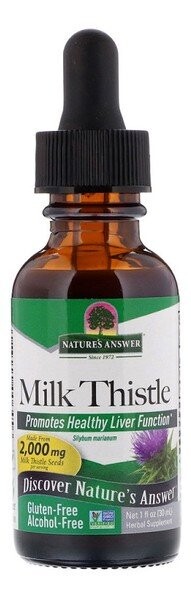 

Nature's Answer, Экстракт семян расторопши, БАД, 30мл