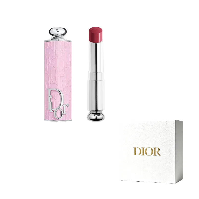 Женская помада DIOR с узором Silver Wicker, оттенок Rose Pink Print Shell+667 DIORMANIA Cherry Blossom White Peach Frost, DIOR