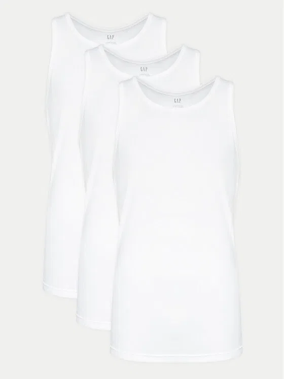 Комплект топов без рукавов regular fit Gap, белый