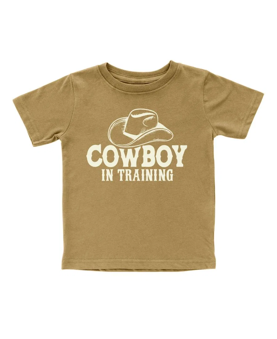 Футболка с коротким рукавом Cowboy In Training Sweet Wink, Mocha