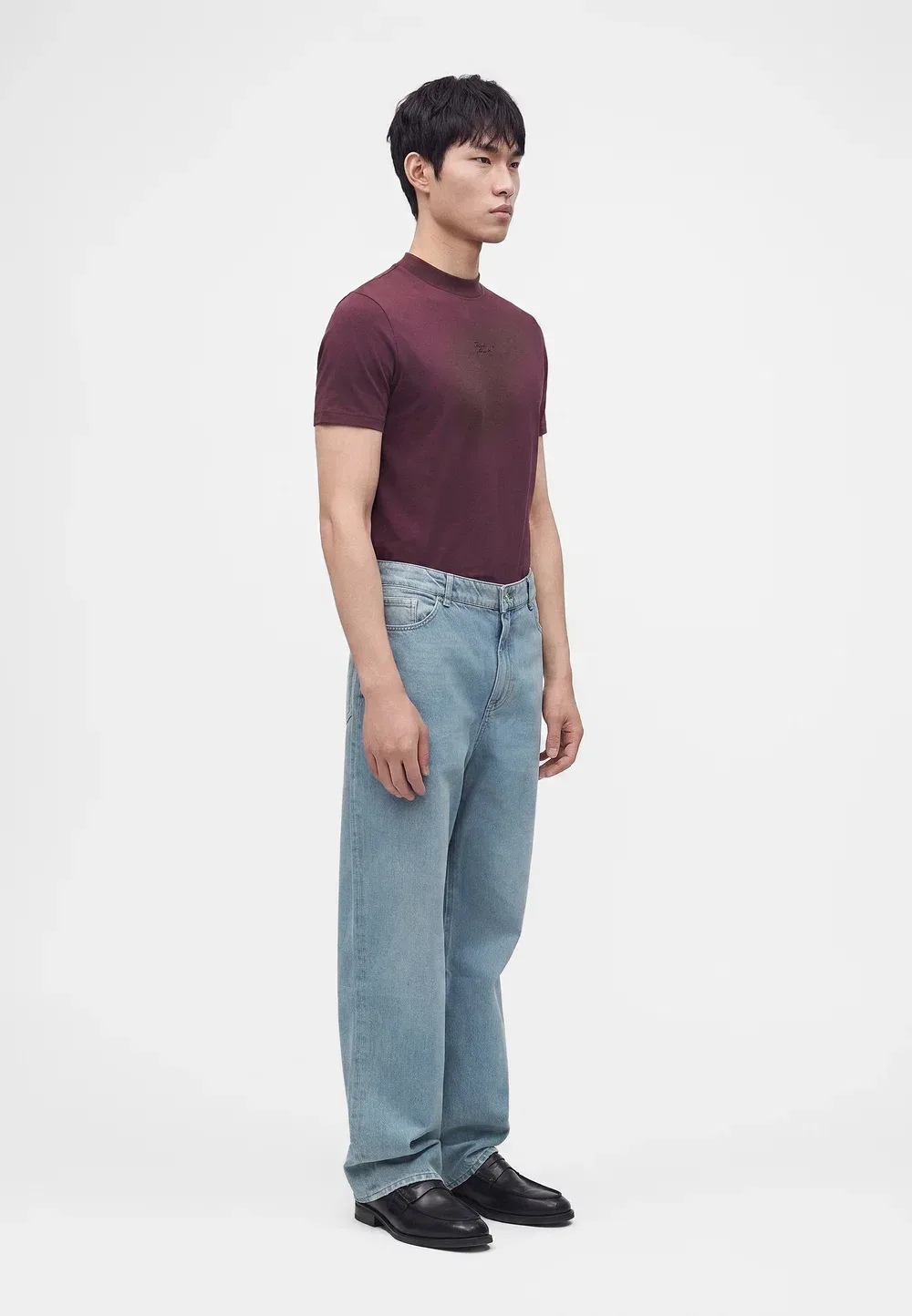 Свободные джинсы Lacoste, Washed Bleach — фото 4