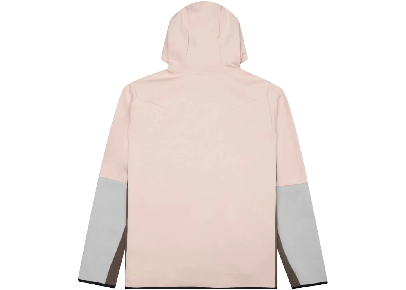 Мужская куртка с капюшоном Tech Fleece Nike, Pink/Driftwood — фото 2
