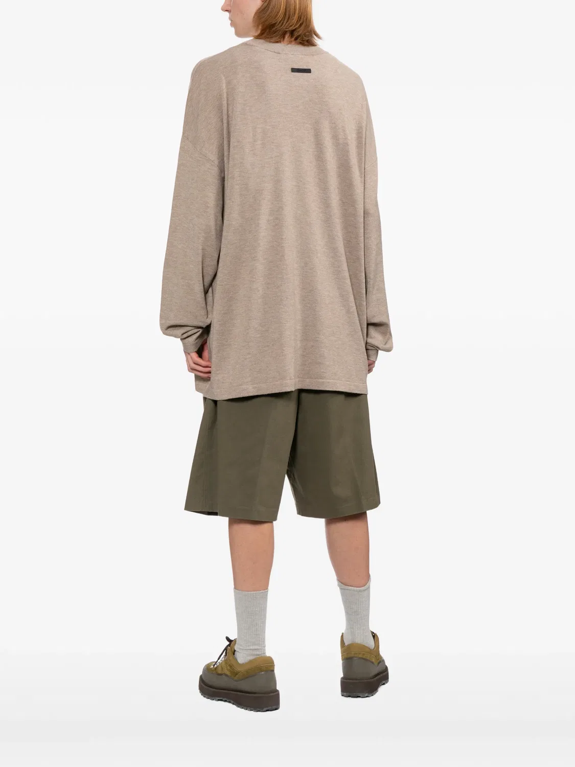 Толстовка с круглым вырезом Fear Of God, коричневый — фото 4