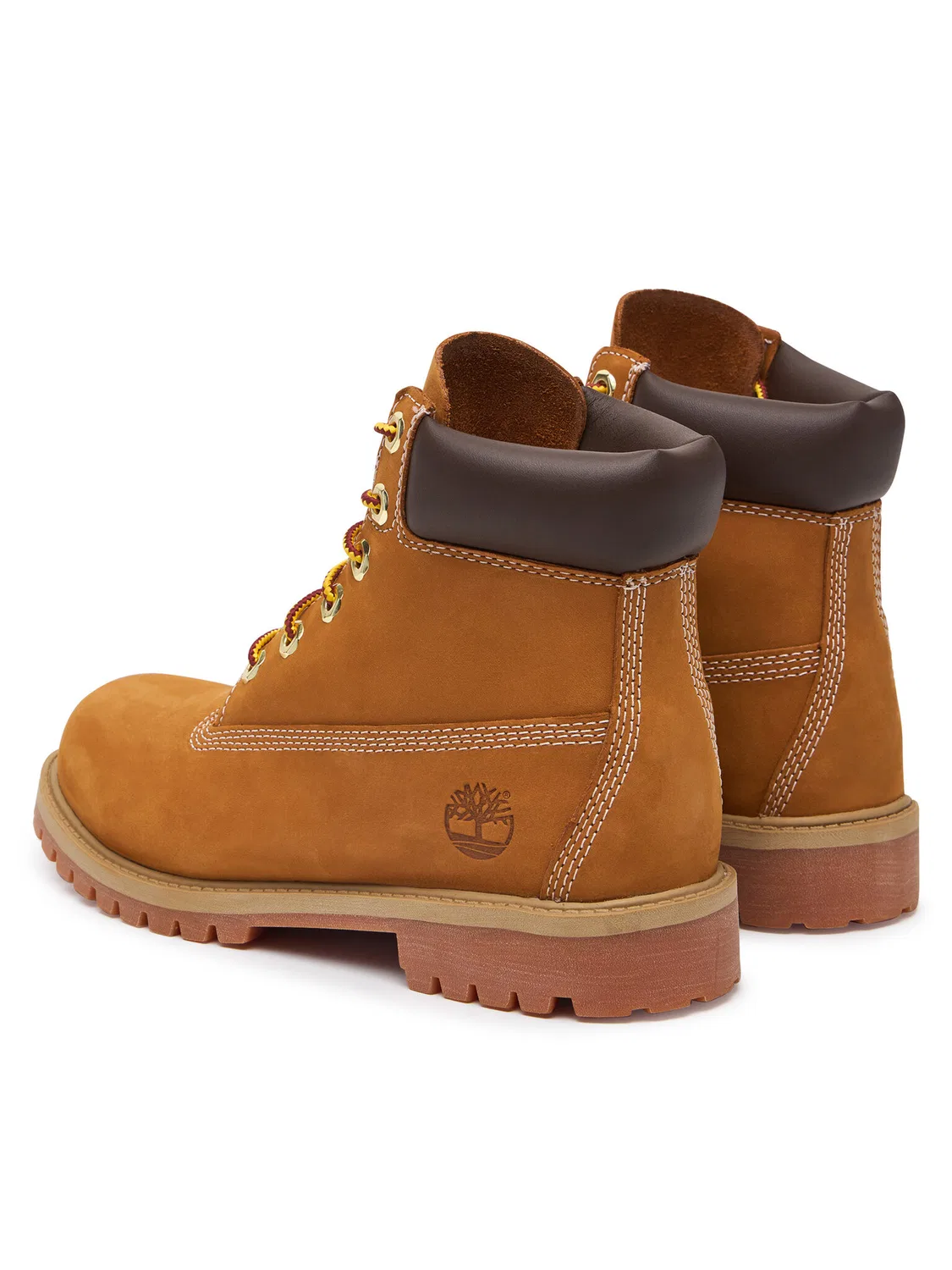 Ботильоны на шнуровке для мальчика In Premium Wp Boot Timberland, желтый — фото 3