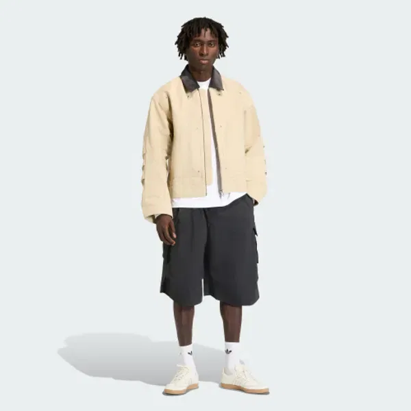 Бомбер куртка Premium Essential, Adidas, камень-хаки — фото 4