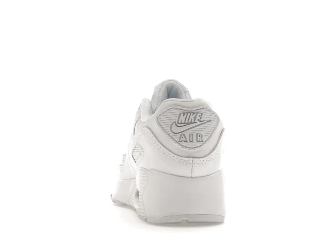 Детские кроссовки Lifestyle Nike Air Max 90, White/Metallic Silver/White/White — фото 4