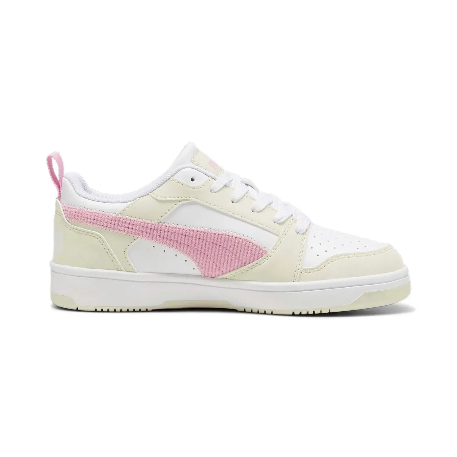 Детские кроссовки с принтом Rebound V6 Lo Cord Puma, Weiss — фото 3