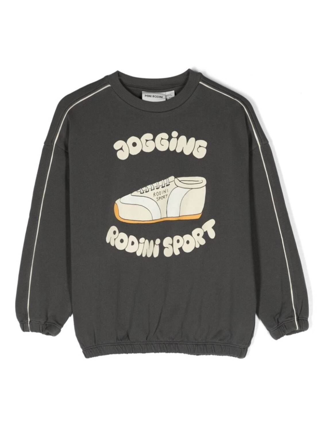 

Mini Rodini толстовка Jogging из органического хлопка, серый