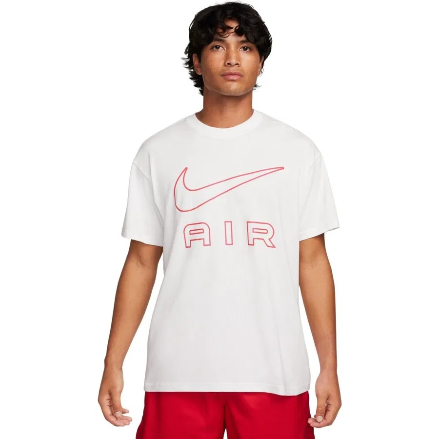 Футболка спортивная с принтом Nike Air Max 90, Nike, L, Белый