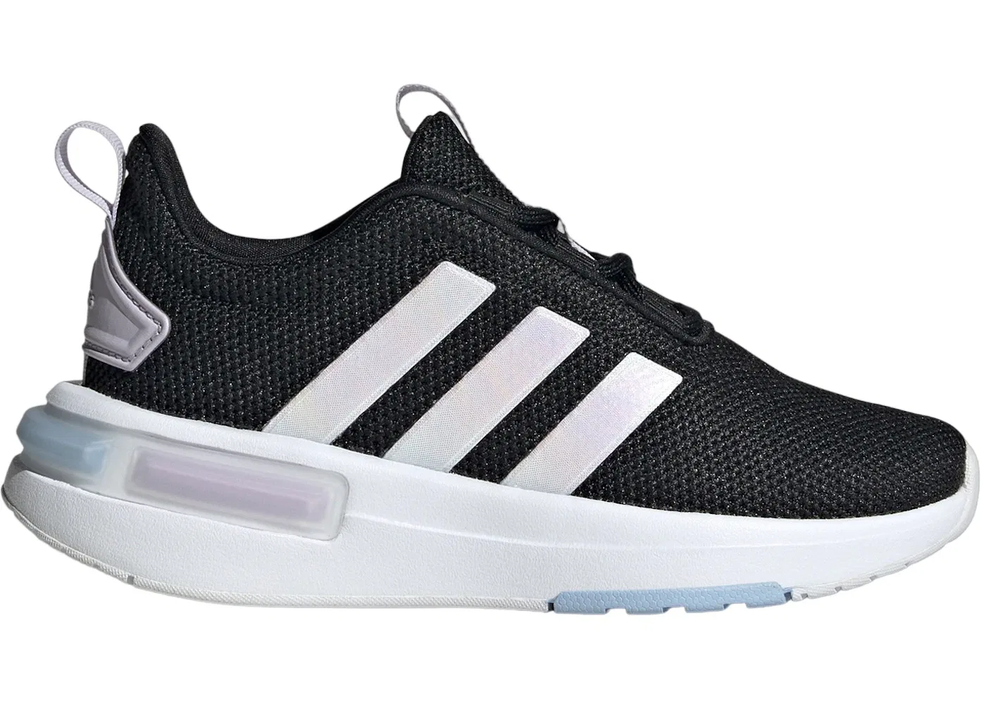Детские кроссовки с длинным шнурованием Adidas Racer TR23, Core Black Cloud White Blue Dawn