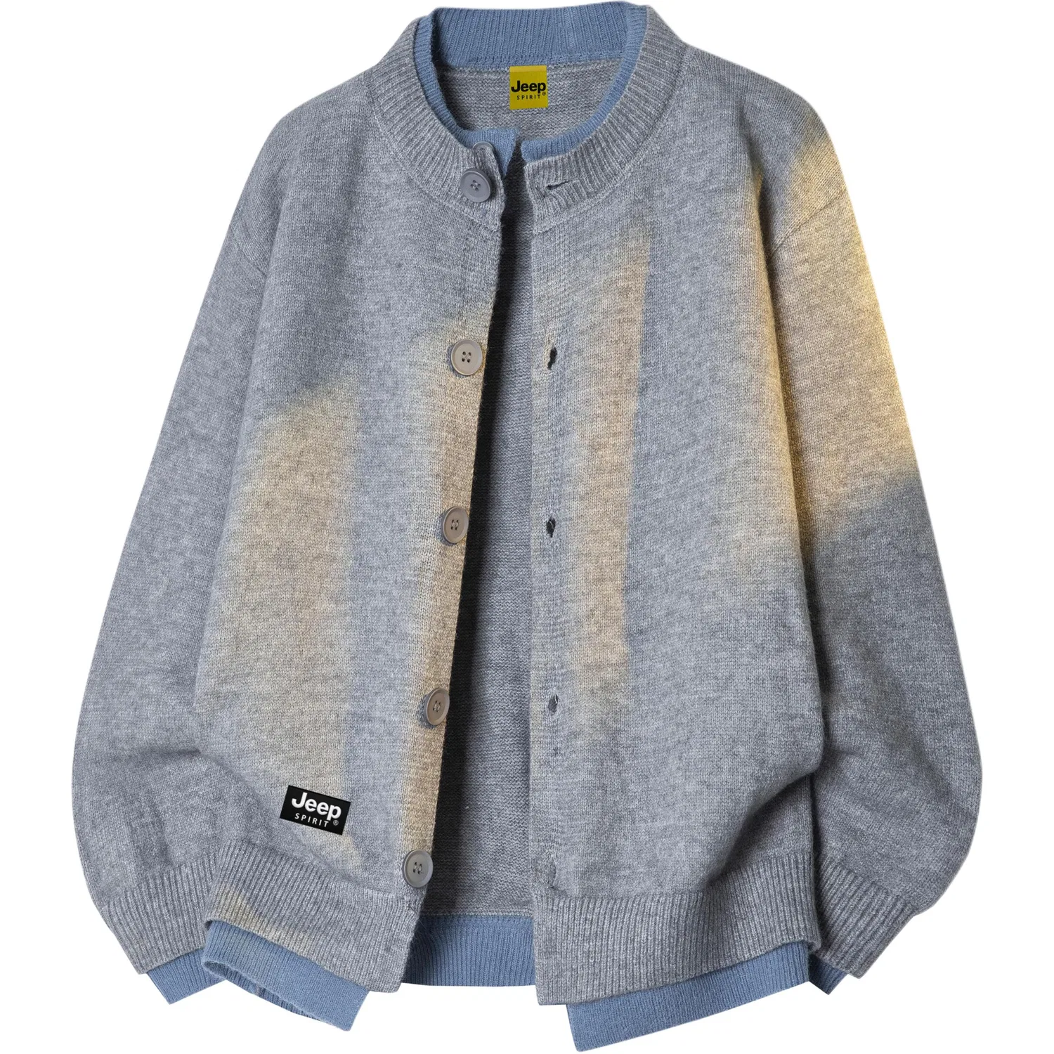 Детский свитер с круглым вырезом JEEP SPIRIT, Gray
