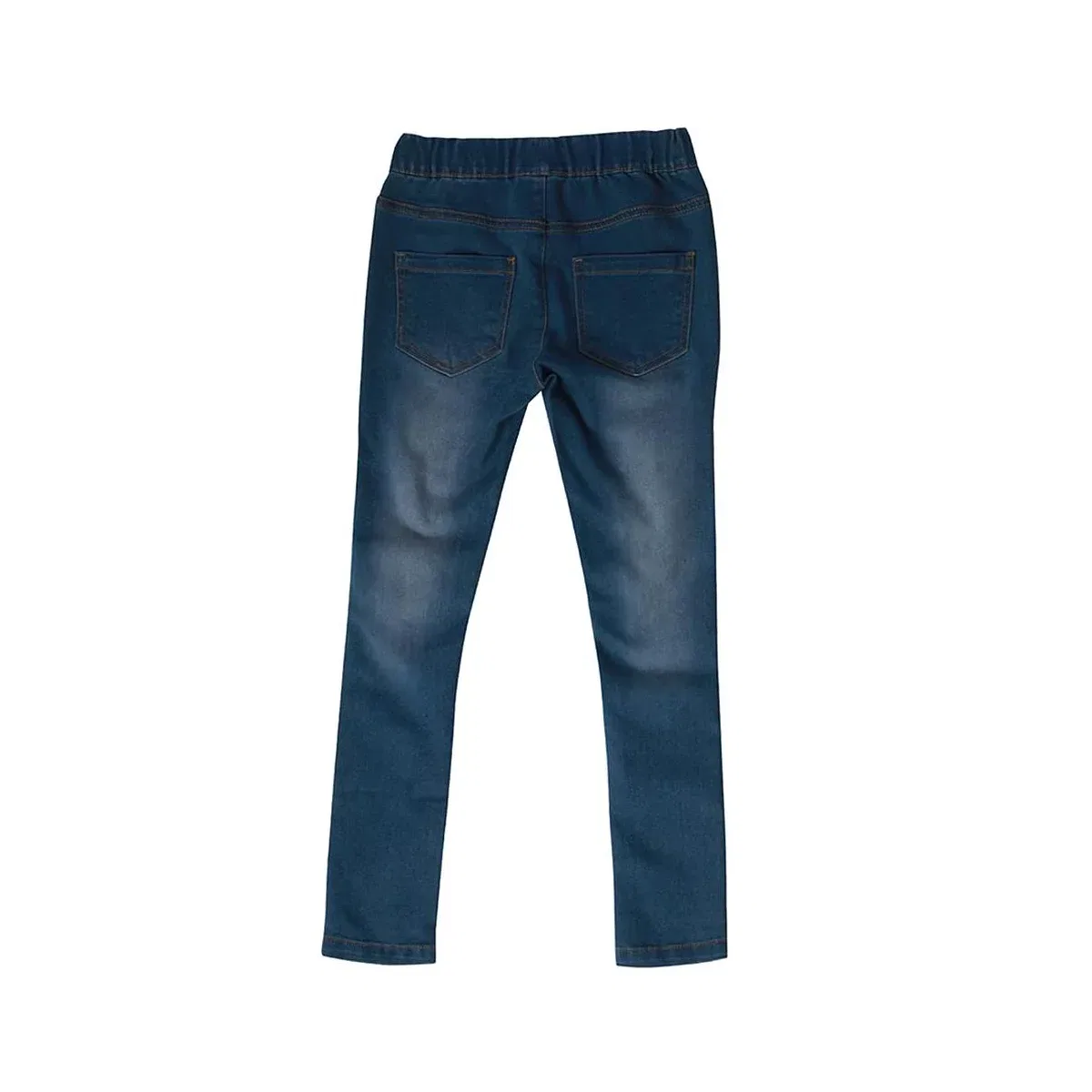Детские джинсовые леггинсы для девочек с рваным эффектом Just Love, Medium Denim Ripped Jegging — фото 2