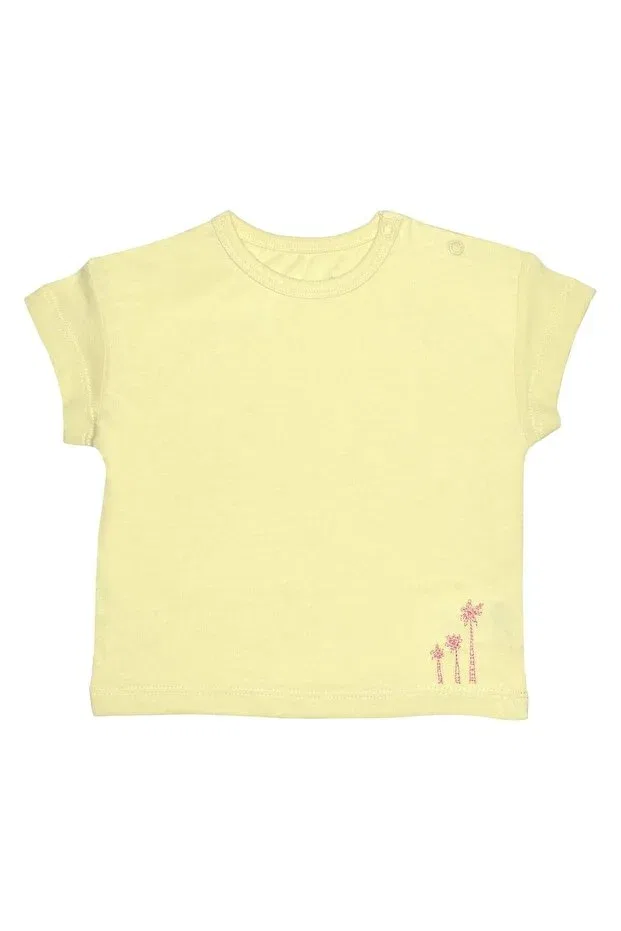 Детская футболка с коротким рукавом Organickid, Yellow