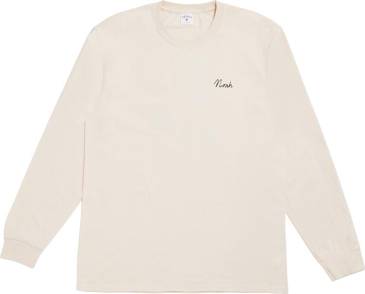 

Лонгслив Noah Long-Sleeve Mountain Goat Tee 'Natural', загар, Белый, Лонгслив Noah Long-Sleeve Mountain Goat Tee 'Natural', загар