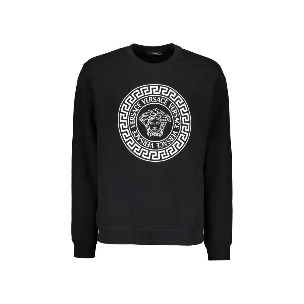 Мужской свитшот с длинным рукавом с мотивом Medusa Head Versace, Black