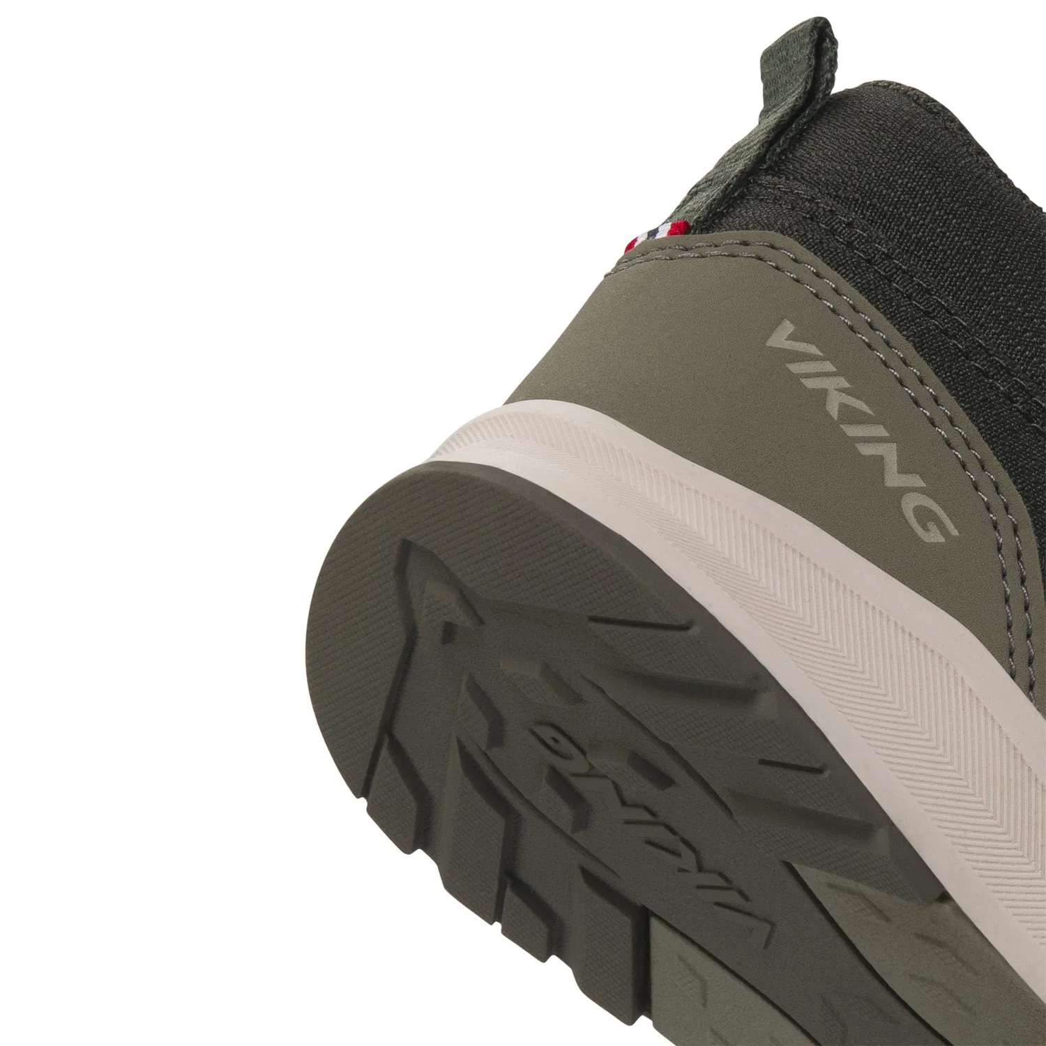 Детские кроссовки для мальчиков водонепроницаемые Game Mid GTX 2v Viking, Olive Green Pine — фото 2