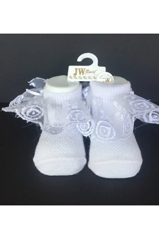 Детские носки для девочек хлопковые 2 шт Modasocks, White, Pink