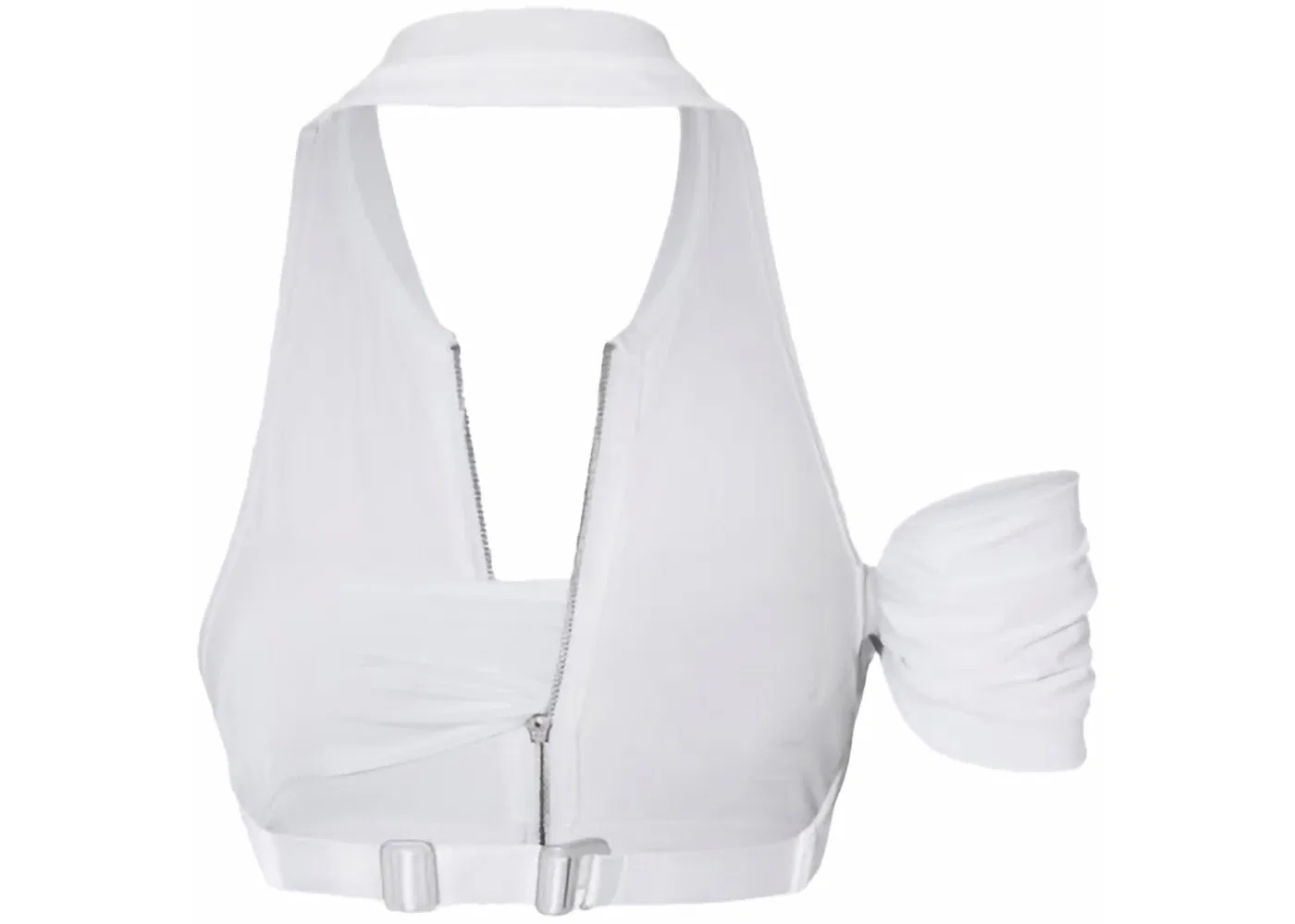 Женский топ с длинным рукавом Jacquemus x Nike Le Haut Drape, White — фото 2