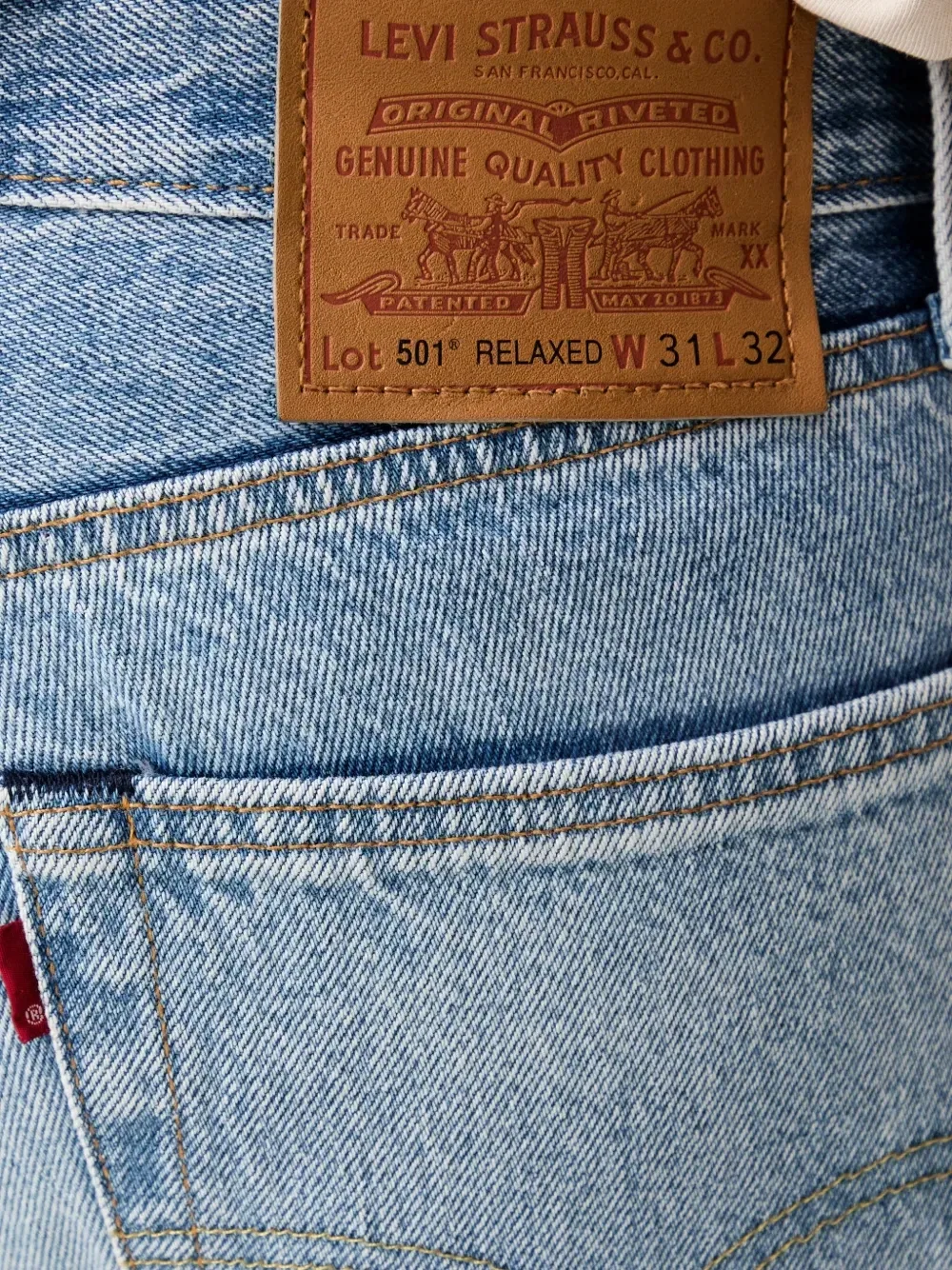 Джинсы свободного кроя прилегающего силуэта Levi'S, синий — фото 4